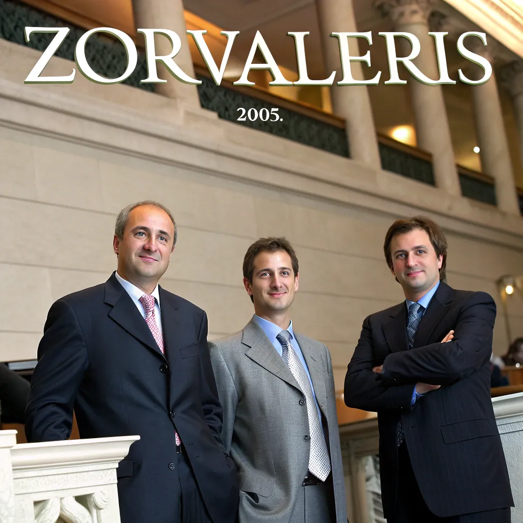 Founders of ZORVALERIS in 2005